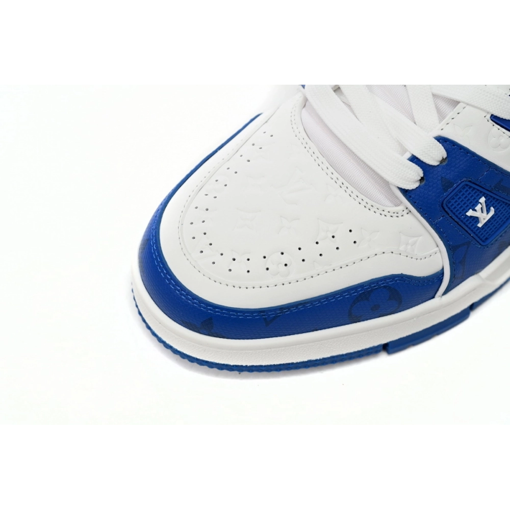 Louis Vuitton Trainer 54 Signature Blue White