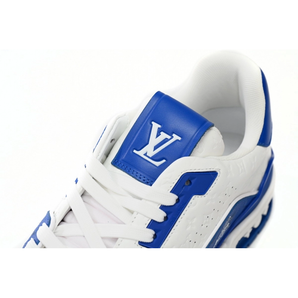 Louis Vuitton Trainer 54 Signature Blue White