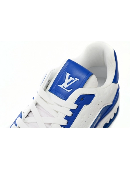 Louis Vuitton Trainer 54 Signature Blue White