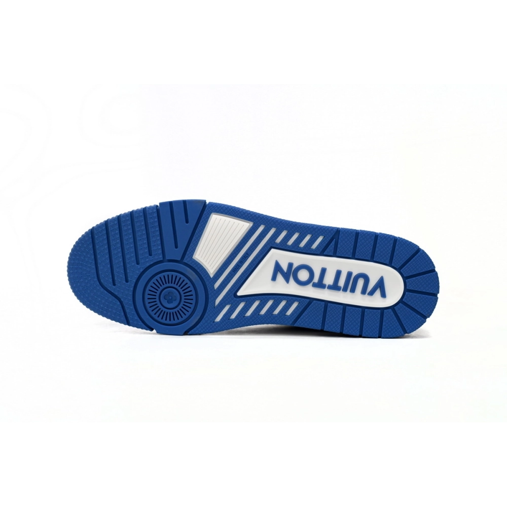 Louis Vuitton Trainer 54 Signature Blue White