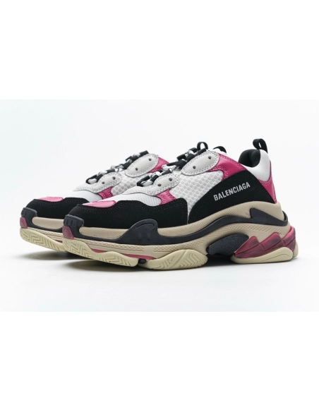 Balenciaga Triple S Black Pink 483513 W06E8 8080
