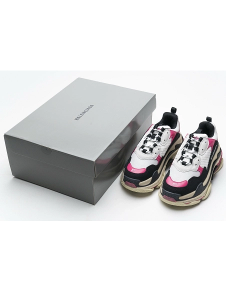 Balenciaga Triple S Black Pink 483513 W06E8 8080