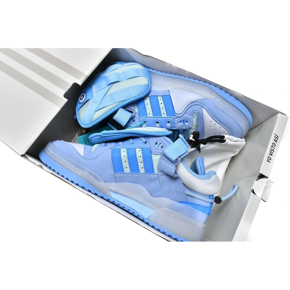 Adidas Forum x Bad Bunny Buckle Low Blue Tint GY9693