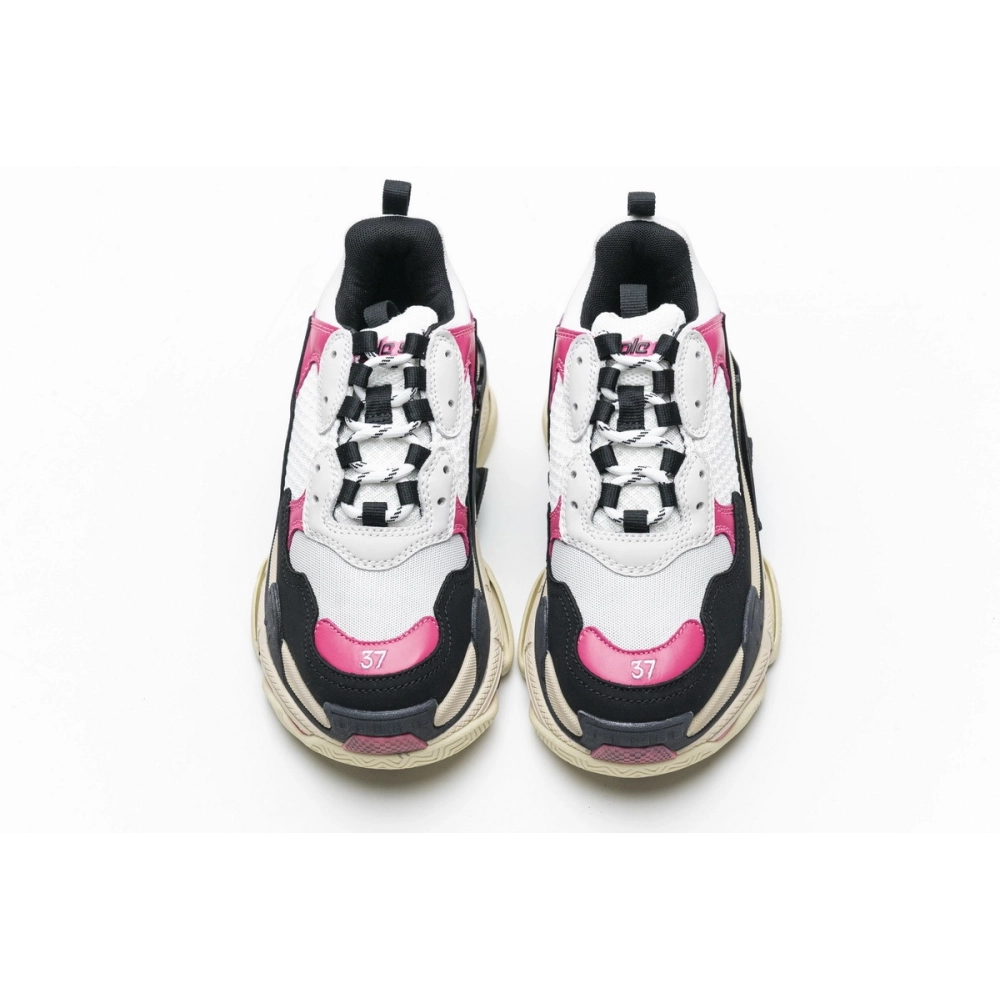 Balenciaga Triple S Black Pink 483513 W06E8 8080