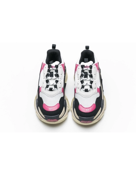 Balenciaga Triple S Black Pink 483513 W06E8 8080