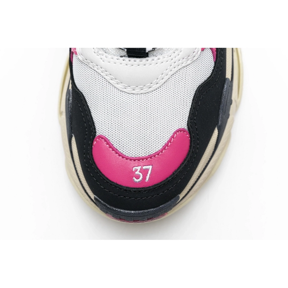 Balenciaga Triple S Black Pink 483513 W06E8 8080
