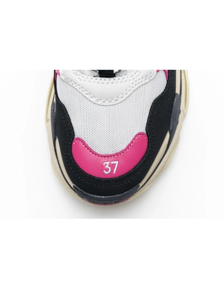Balenciaga Triple S Black Pink 483513 W06E8 8080