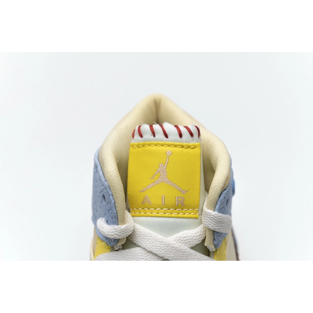 Air Jordan 1 Mid SE Fearless Maison Chateau Rouge CU2803-200