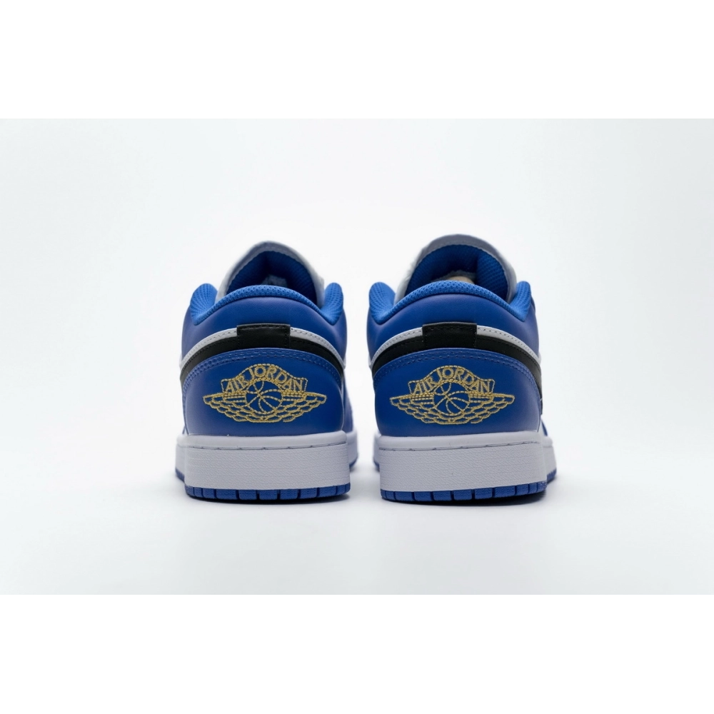 Air Jordan 1 Low Hyper Royal Orange Peel 553558-401