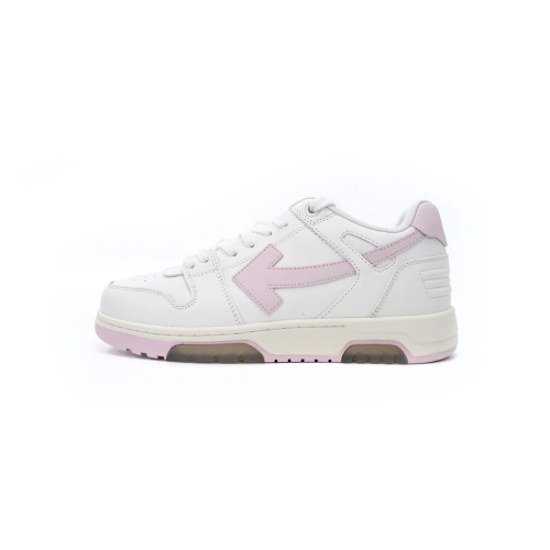 Off-White Out Of Office OOO Low Tops White Pink OFIA259F21LEA0010130