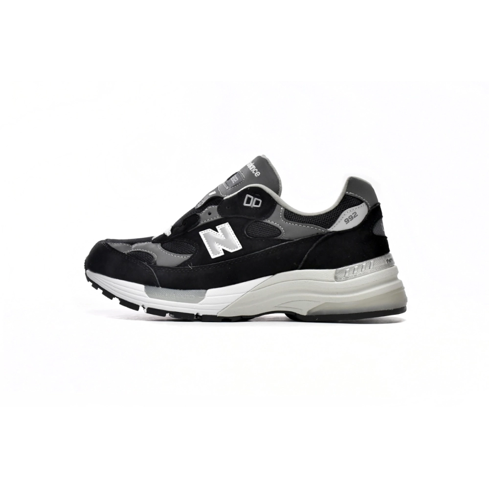 New Balance 992 Black Grey Suede M992EB