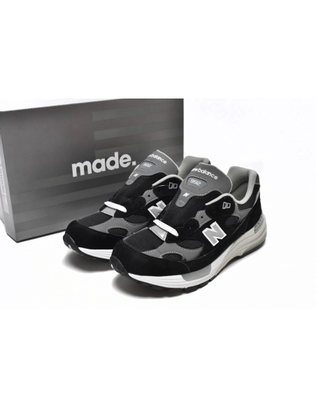 New Balance 992 Black Grey Suede M992EB
