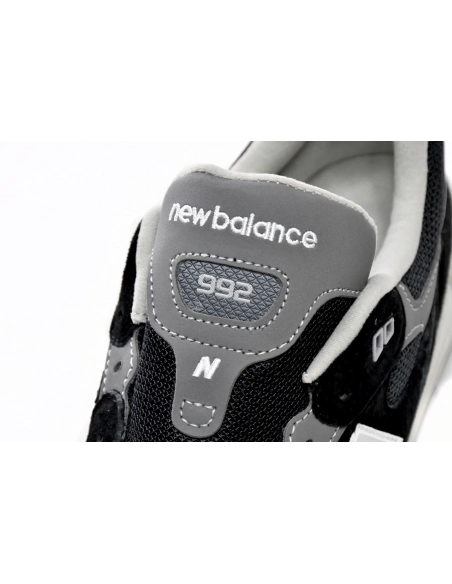 New Balance 992 Black Grey Suede M992EB