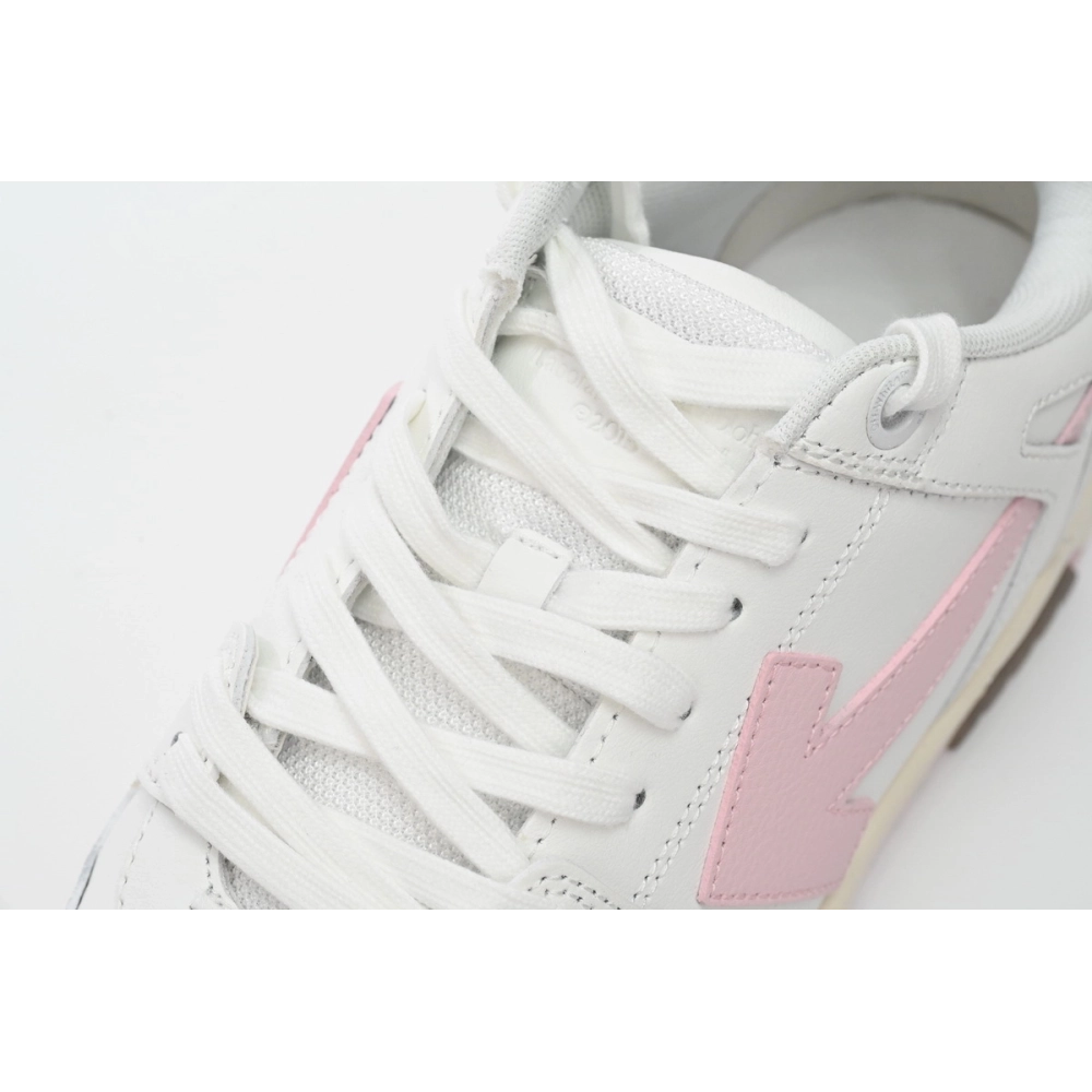 Off-White Out Of Office OOO Low Tops White Pink OFIA259F21LEA0010130