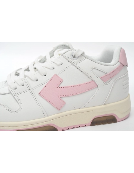 Off-White Out Of Office OOO Low Tops White Pink OFIA259F21LEA0010130