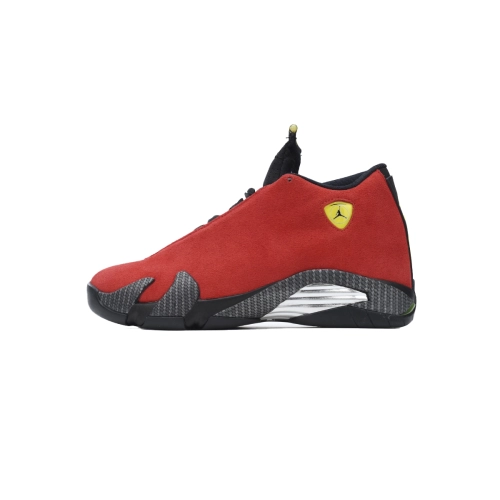 Air Jordan 14 Retro Ferrari Vibrant Challenge Yellow Black Anthracite Red 654459-670