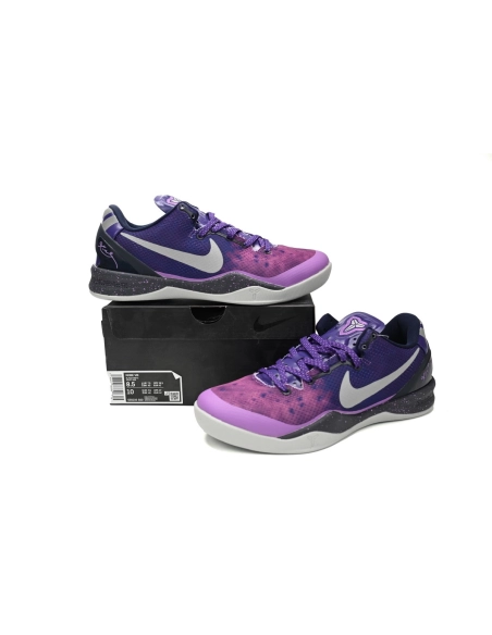 Nike Kobe 8 Playoffs Purple Platinum 555035-500