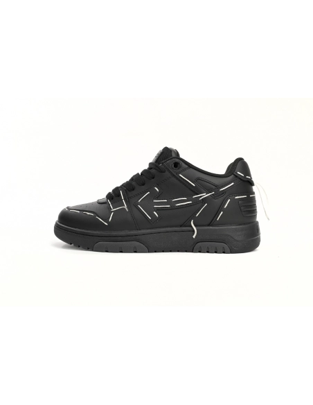 Off-White Out Of Office Sartorial Stitching Black White OMIA189S23LEA0141010