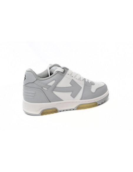 Off-White Out Of Office OOO Low Tops Grey White OMIA189F22LEA0010109