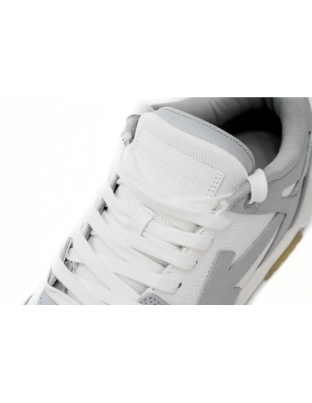 Off-White Out Of Office OOO Low Tops Grey White OMIA189F22LEA0010109