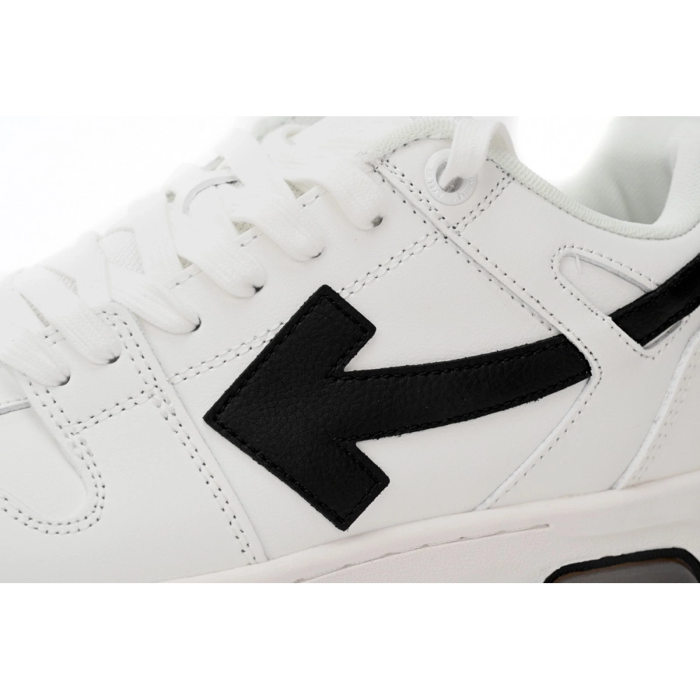 Off-White Out Of Office OOO 30 MM Low Tops Black White OMIA189C99LEA0040110