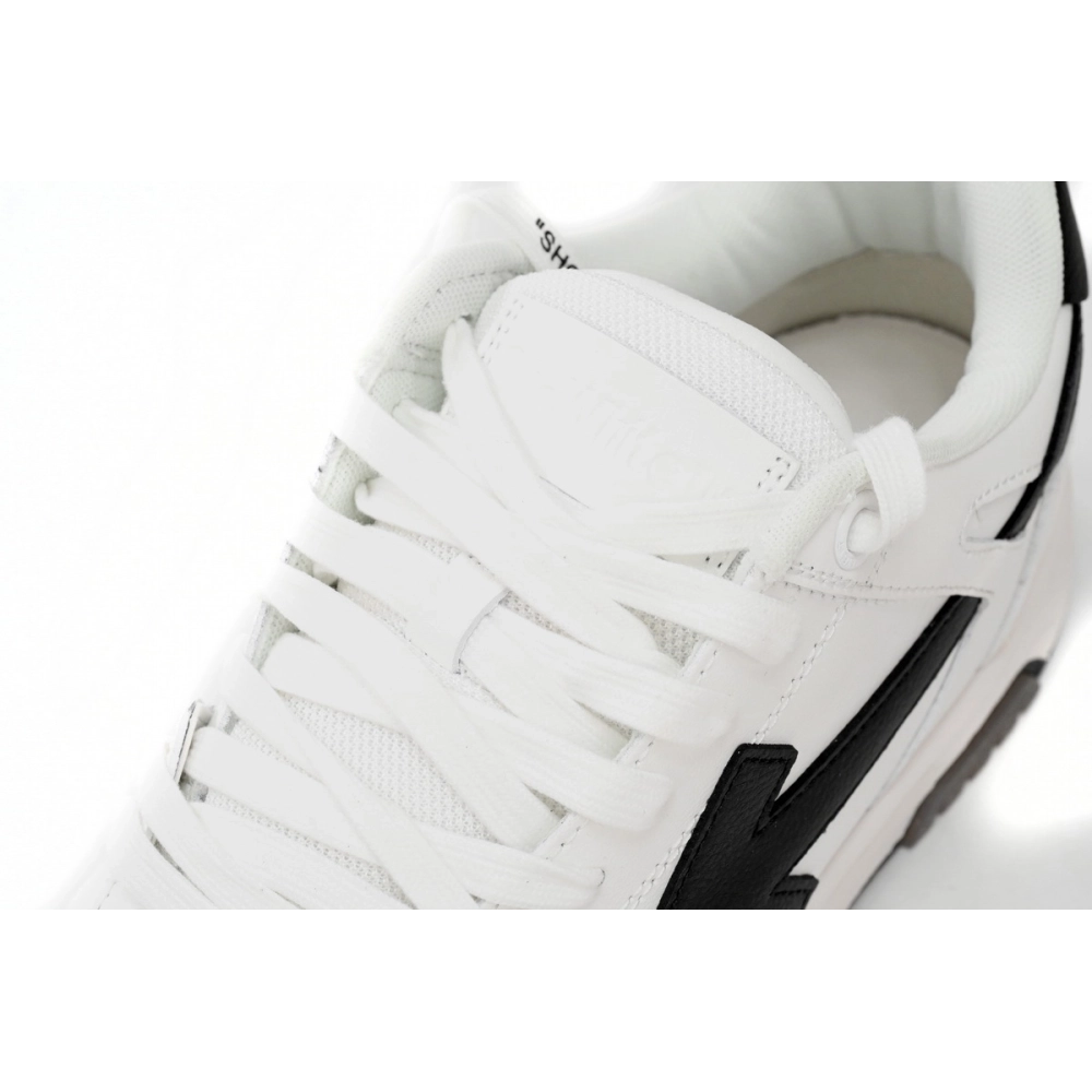 Off-White Out Of Office OOO 30 MM Low Tops Black White OMIA189C99LEA0040110