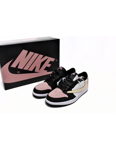 Travis Scott x Air Jordan 1 Low Black Red DM7866-066