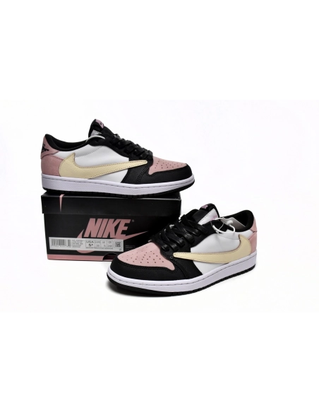 Travis Scott x Air Jordan 1 Low Black Red DM7866-066