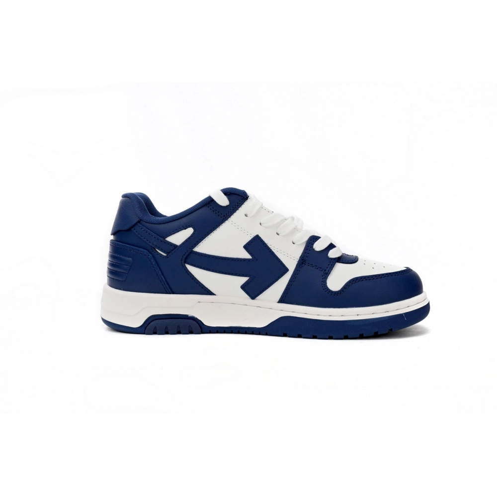 Off-White Out Of Office OOO Low Tops Dark Blue White OMIA189S22LEA0010142