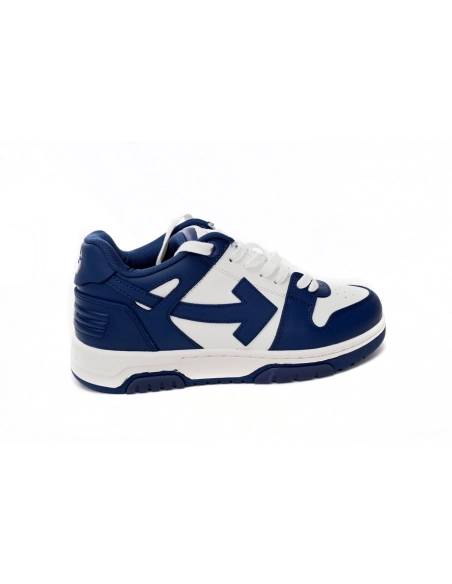 Off-White Out Of Office OOO Low Tops Dark Blue White OMIA189S22LEA0010142