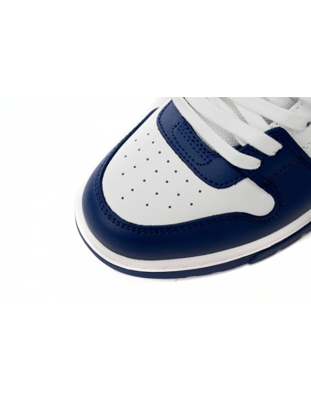 Off-White Out Of Office OOO Low Tops Dark Blue White OMIA189S22LEA0010142