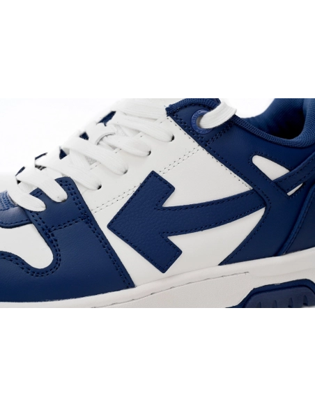 Off-White Out Of Office OOO Low Tops Dark Blue White OMIA189S22LEA0010142