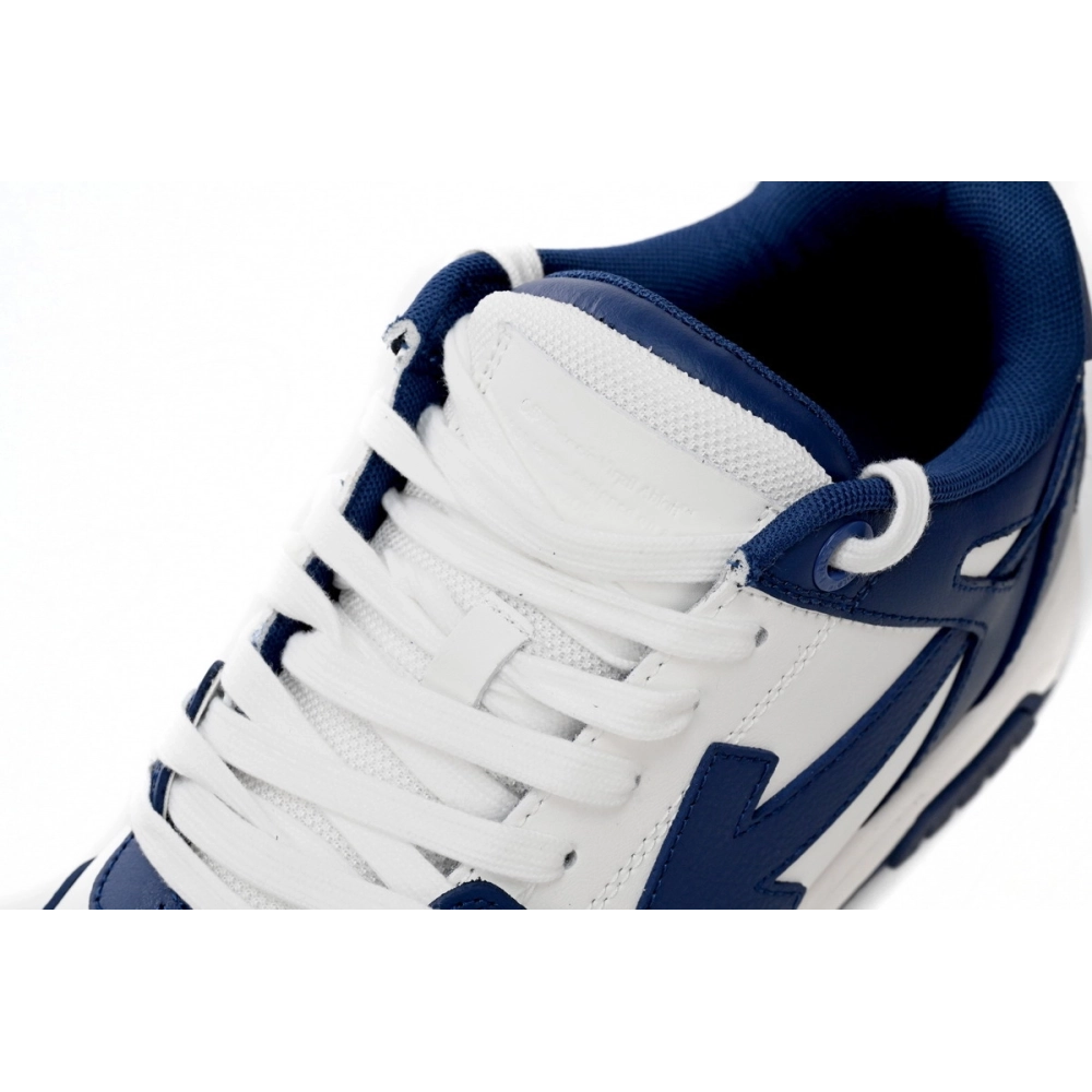 Off-White Out Of Office OOO Low Tops Dark Blue White OMIA189S22LEA0010142