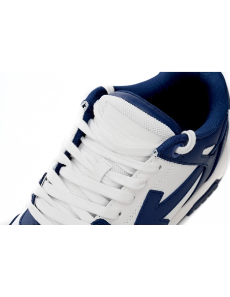 Off-White Out Of Office OOO Low Tops Dark Blue White OMIA189S22LEA0010142