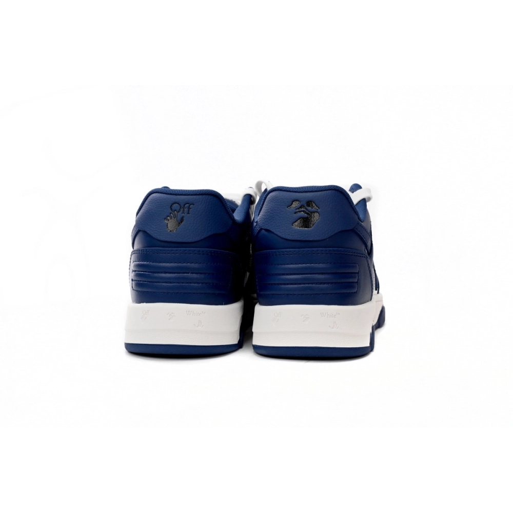 Off-White Out Of Office OOO Low Tops Dark Blue White OMIA189S22LEA0010142