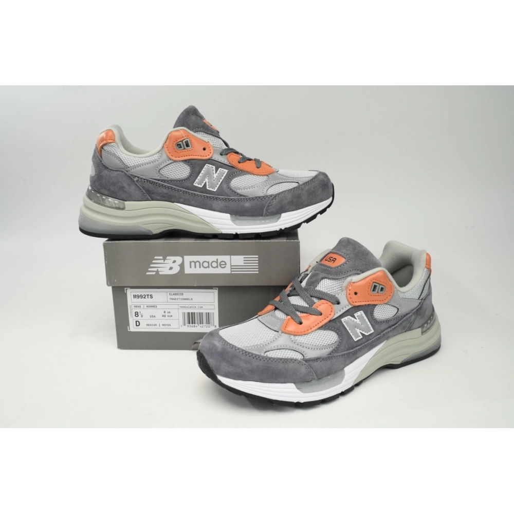 New Balance 992 Dark Blue Orange M992TS