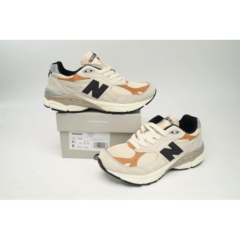 New Balance 990 Black And White Orange M990GD3