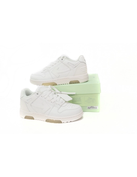 Off-White Out Of Office OOO Low Tops Triple White OMIA189C99LEA0010100
