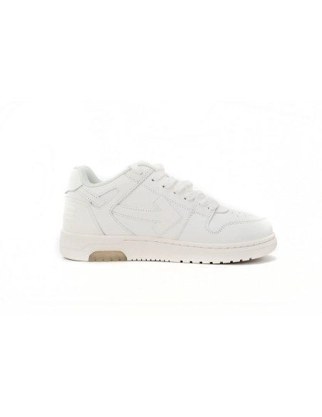 Off-White Out Of Office OOO Low Tops Triple White OMIA189C99LEA0010100