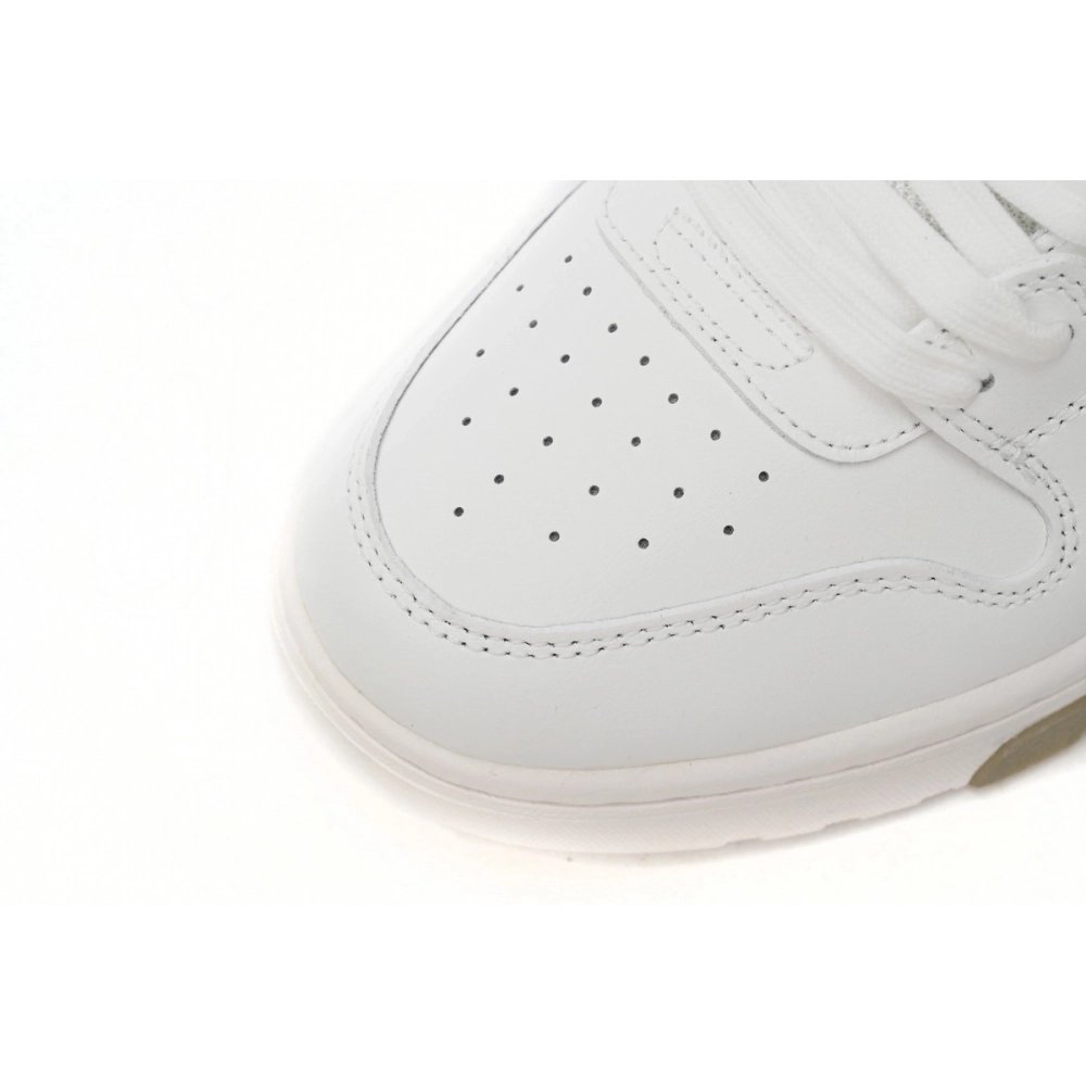 Off-White Out Of Office OOO Low Tops Triple White OMIA189C99LEA0010100