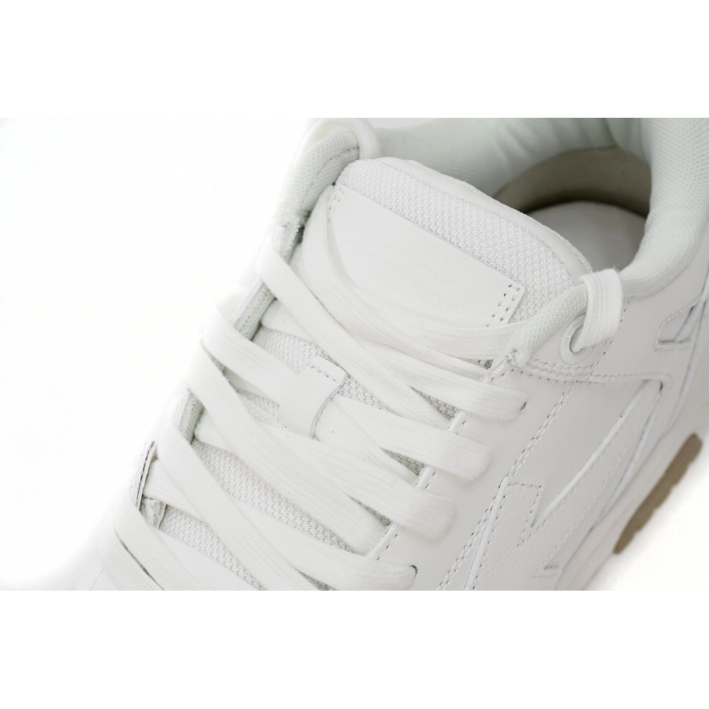 Off-White Out Of Office OOO Low Tops Triple White OMIA189C99LEA0010100
