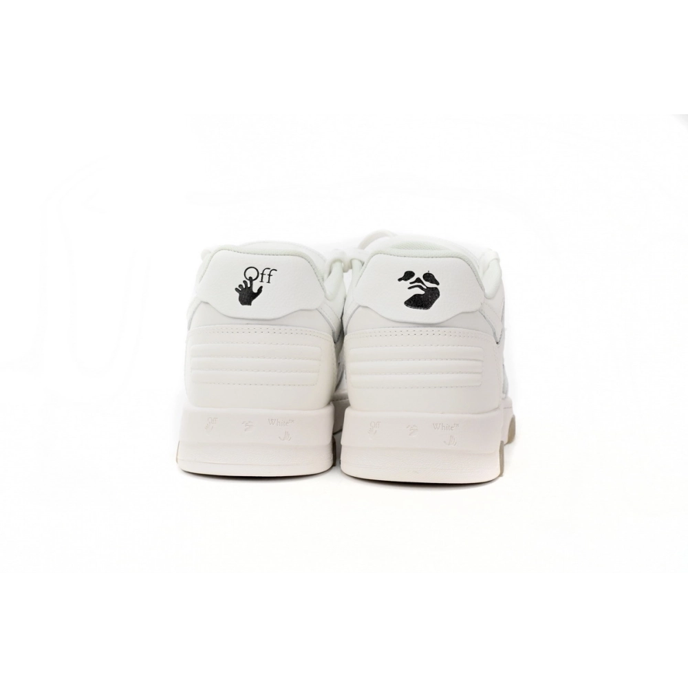 Off-White Out Of Office OOO Low Tops Triple White OMIA189C99LEA0010100
