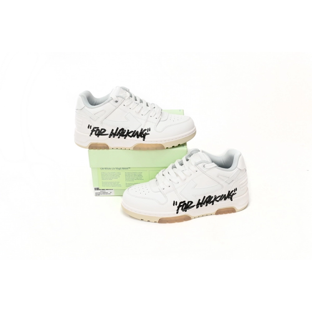 Off-White Out Of Office OOO Low For Walking White Black OWIA259C99LEA0020110