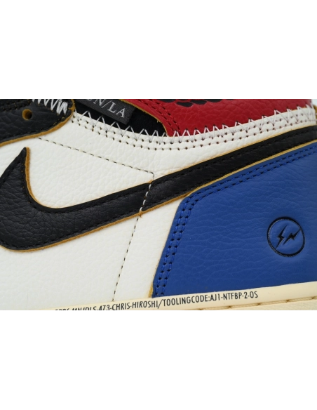 Union LA x Air Jordan 1 Mid Retro Black White Blue IO7847-002