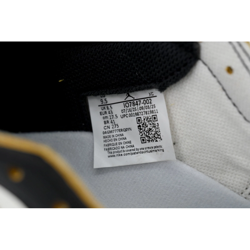 Union LA x Air Jordan 1 Mid Retro Black White Blue IO7847-002