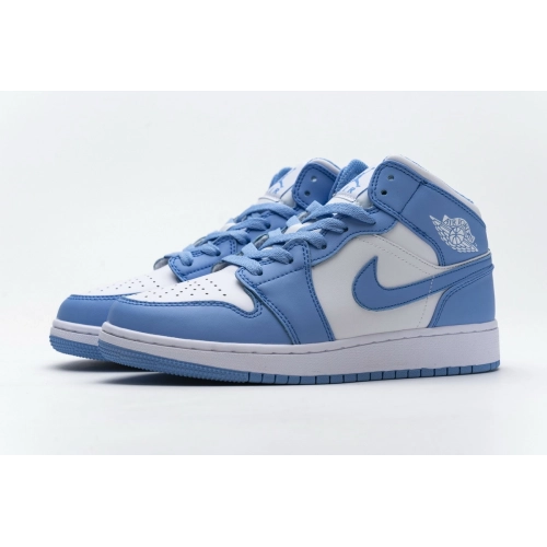 Air Jordan 1 Mid Retro UNC 554724-106