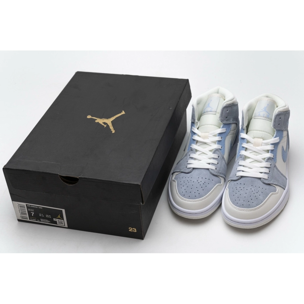 Air Jordan 1 Mid Mixed Textures Blue DA4666-100