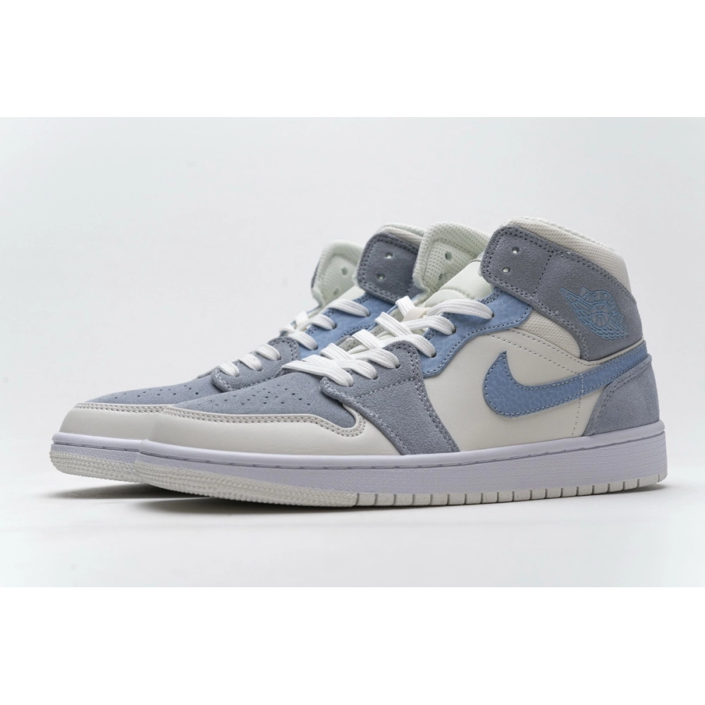 Air Jordan 1 Mid Mixed Textures Blue DA4666-100