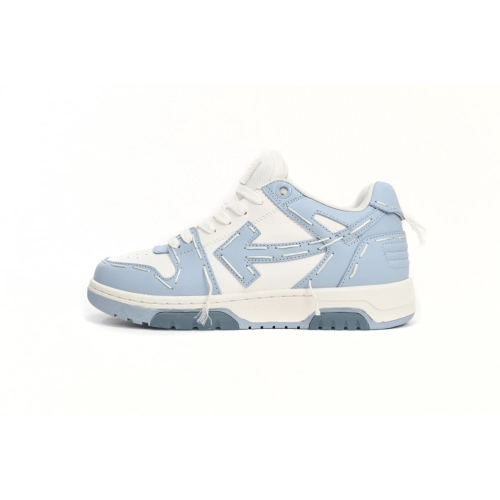 Off-White Out Of Office Sartorial Stitching White Blue OMIA189S23LEA2222222