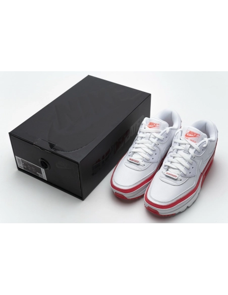 Nike Air Max 90 Undefeated White Solar Red CJ7197-103